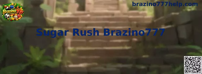 Imagem ilustrativa do jogo Sugar Rush Brazino777 com temática de doces